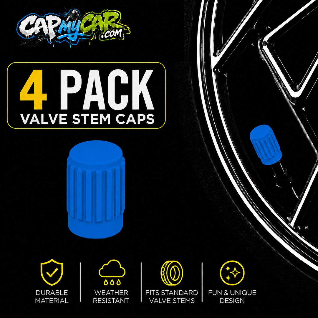 Basic Valve Stem Caps (4 Pack)