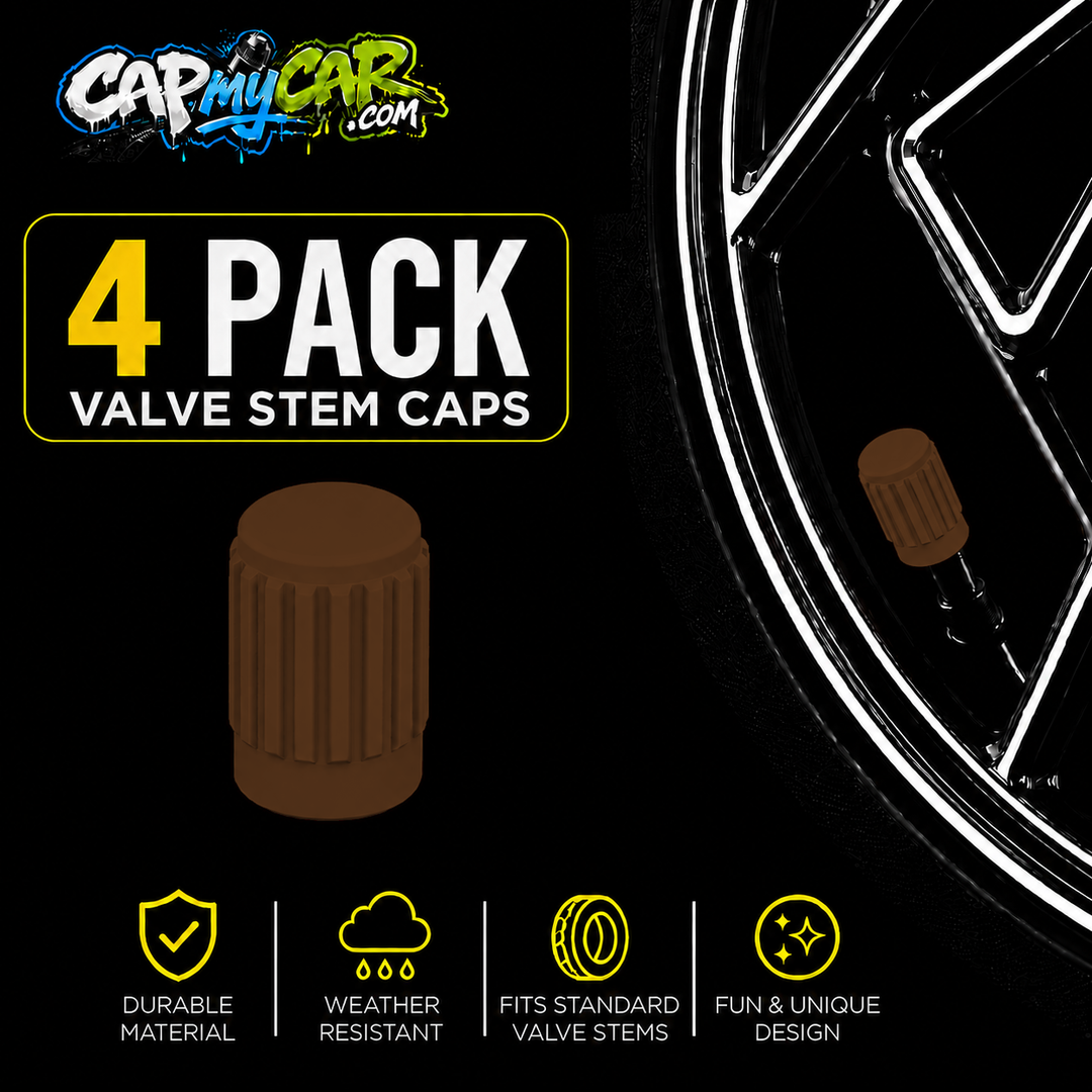 Basic Valve Stem Caps (4 Pack)