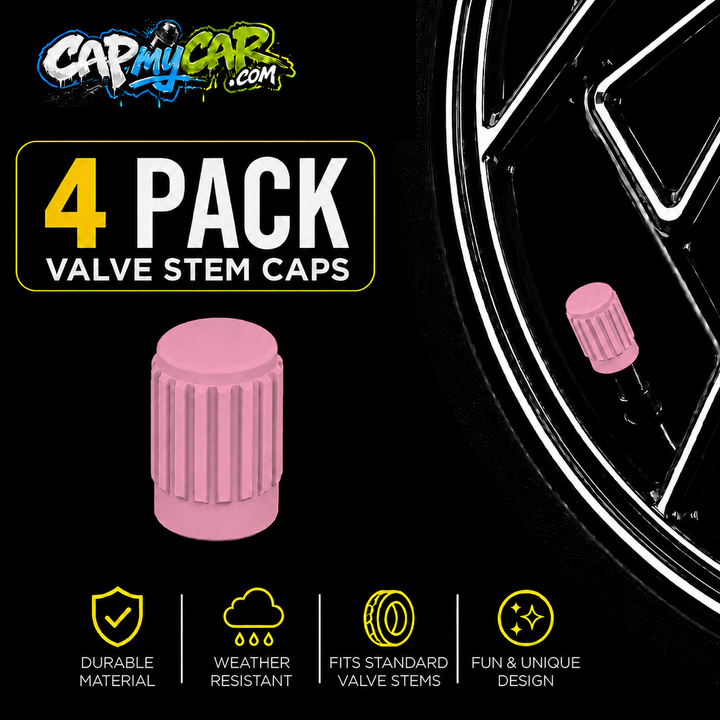 Basic Valve Stem Caps (4 Pack)