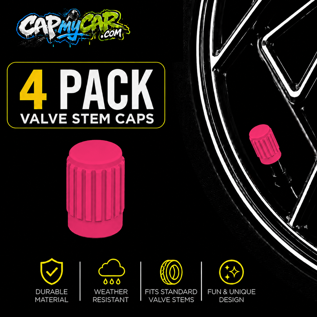 Basic Valve Stem Caps (4 Pack)