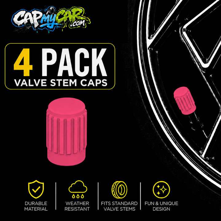 Basic Valve Stem Caps (4 Pack)