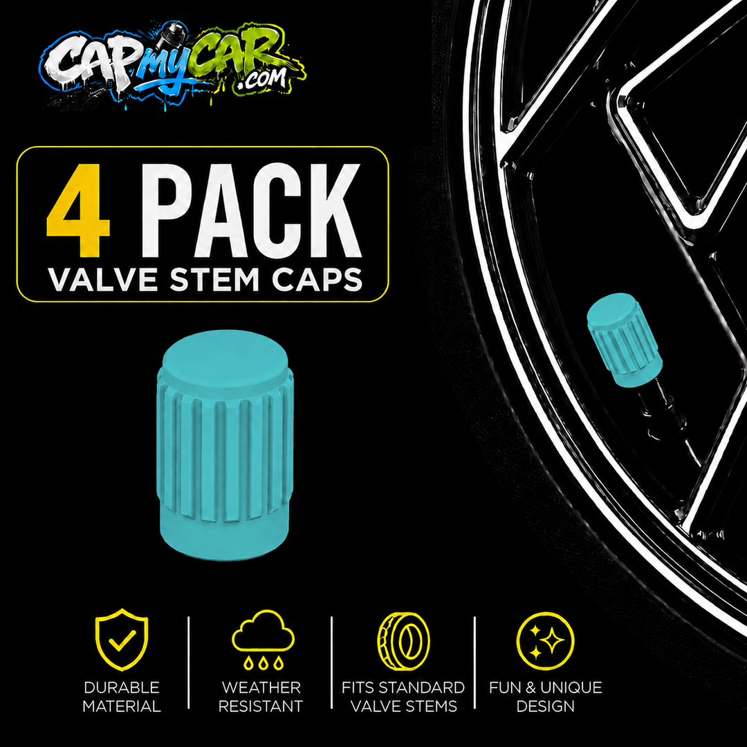 Basic Valve Stem Caps (4 Pack)