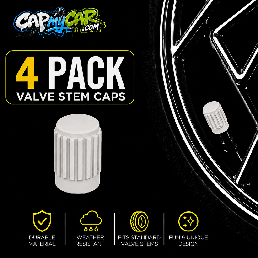 Basic Valve Stem Caps (4 Pack)