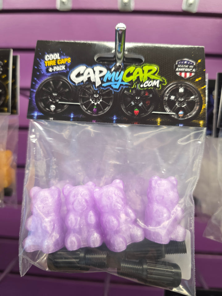 Gummy Bear Valve Stem Caps – Cute Candy 4 Pack