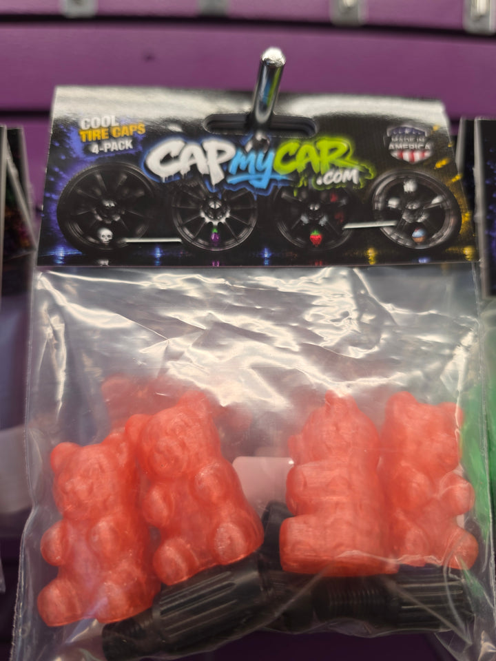 Gummy Bear Valve Stem Caps – Cute Candy 4 Pack