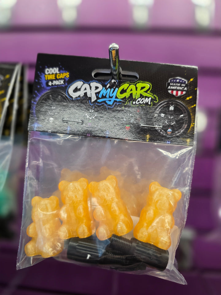 Gummy Bear Valve Stem Caps – Cute Candy 4 Pack