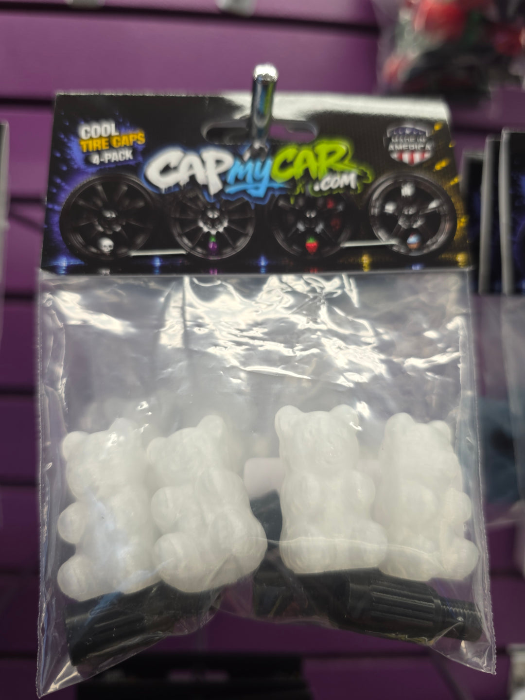 Gummy Bear Valve Stem Caps – Cute Candy 4 Pack