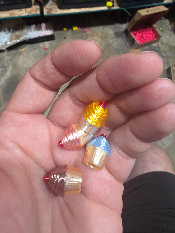 Candy Paint Cupcake Valve Stem Caps (4 Pack)