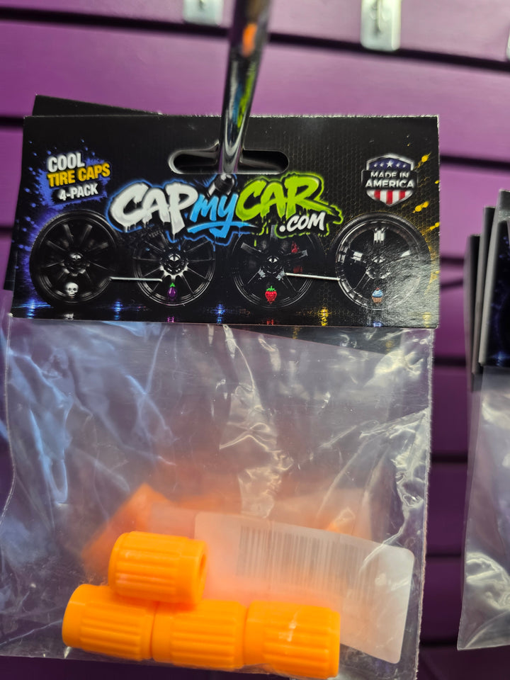 Neon Tire Valve Caps