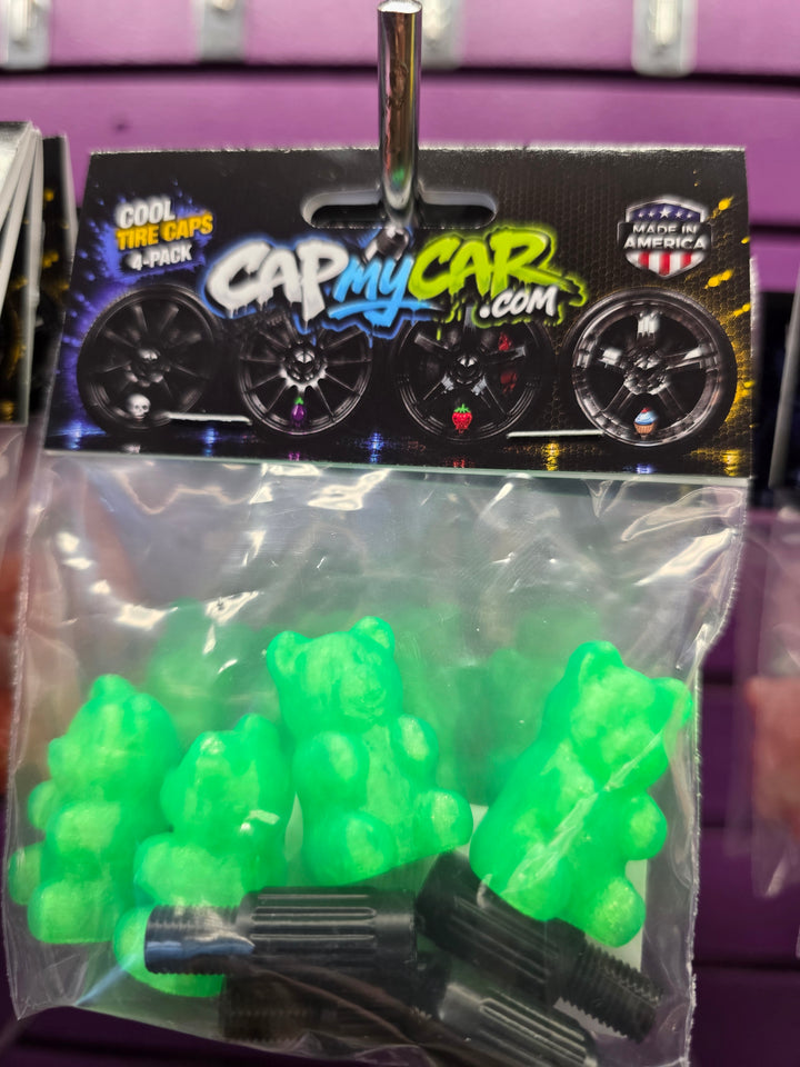 Gummy Bear Valve Stem Caps – Cute Candy 4 Pack