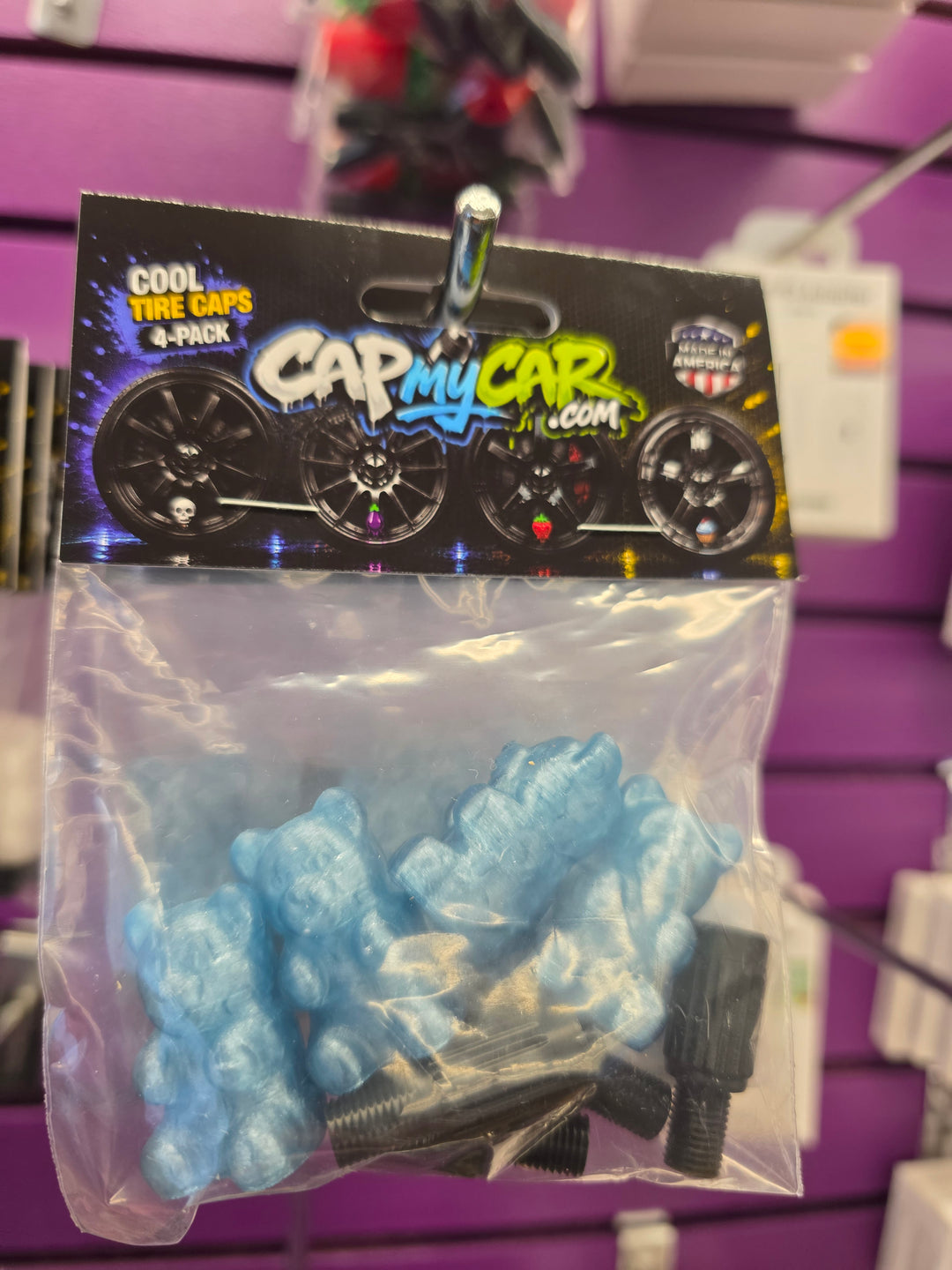 Gummy Bear Valve Stem Caps – Cute Candy 4 Pack