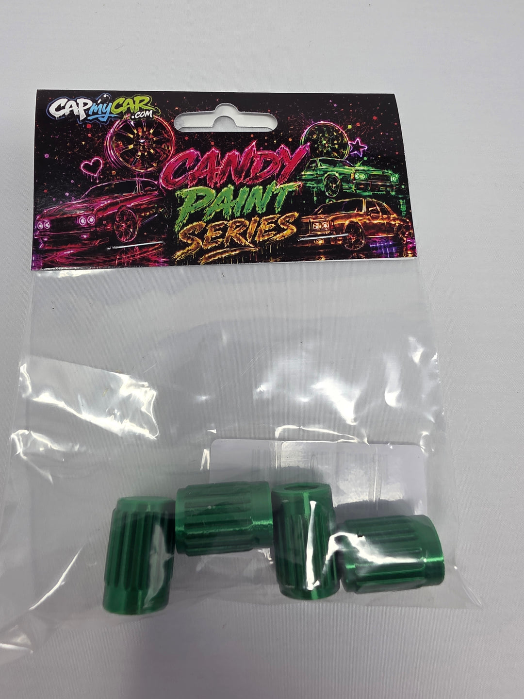 Candy Paint Tire Valve Caps