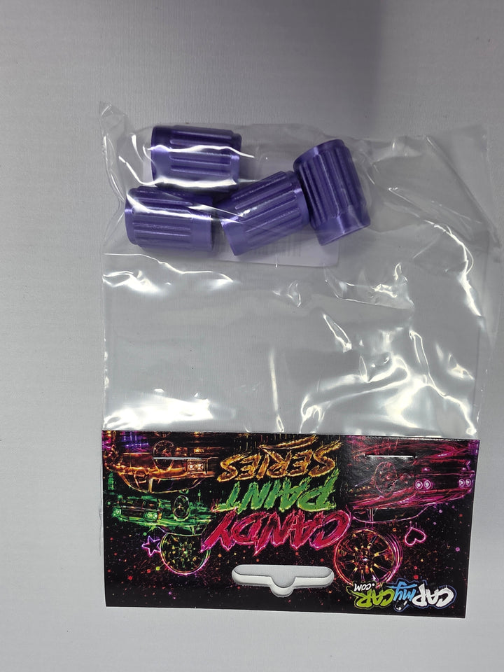 Candy Paint Tire Valve Caps