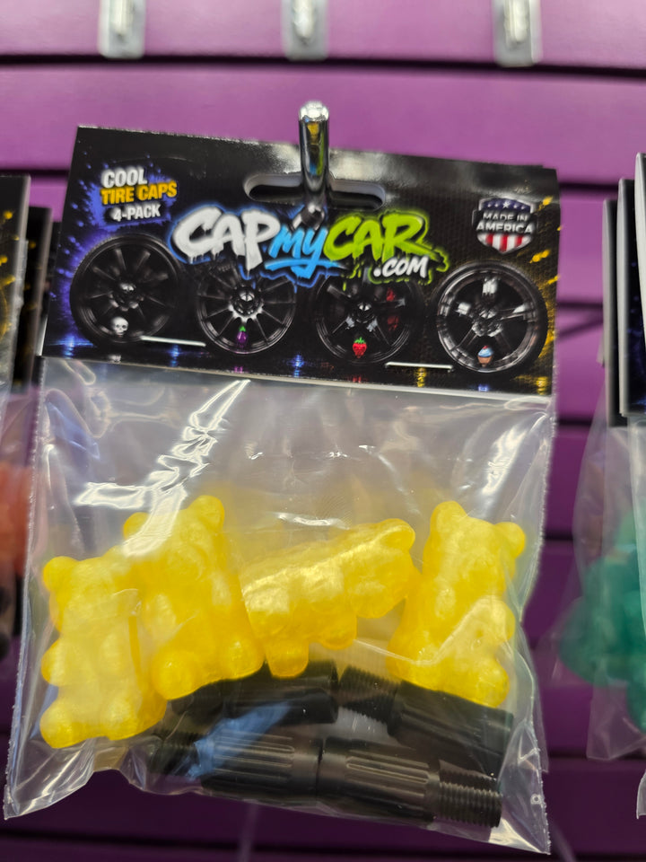 Gummy Bear Valve Stem Caps – Cute Candy 4 Pack