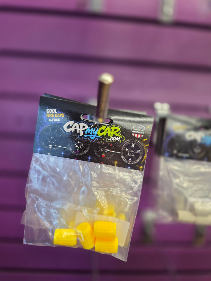 Neon Tire Valve Caps