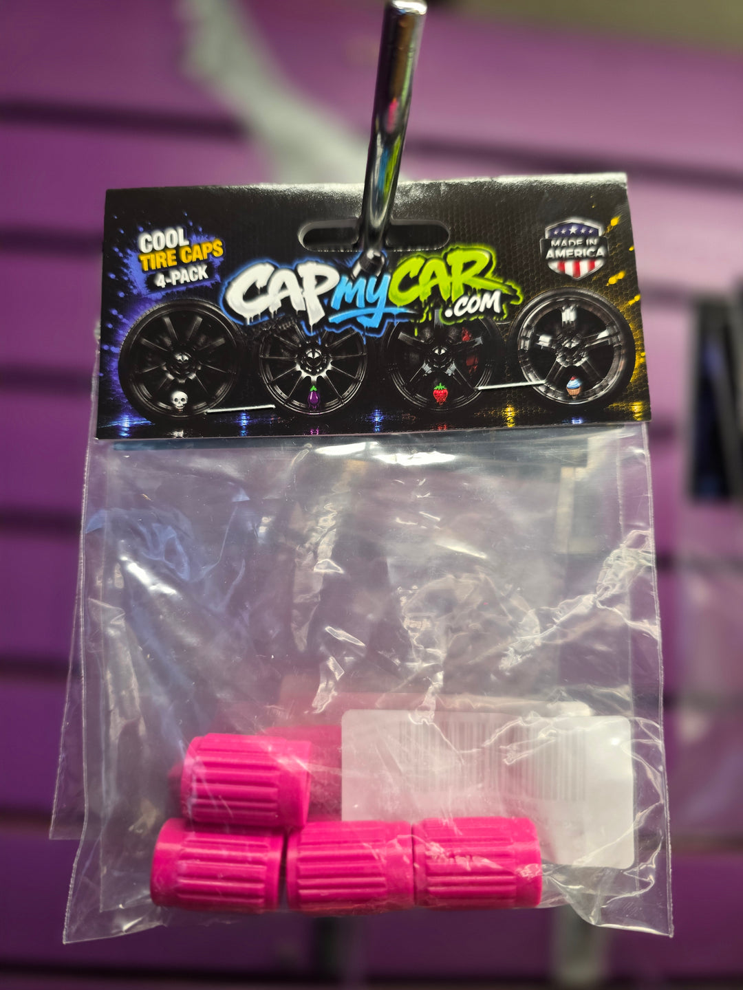 Neon Tire Valve Caps
